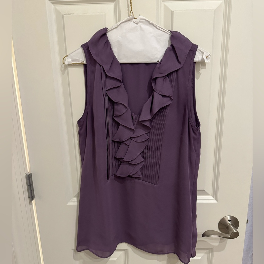 LAST CALL, lowest price 🪩 BR | Ruffle Sleeveless Blouse